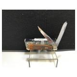 Utica Coffin Jack Green Bone Handle