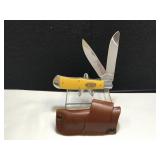 Kutmaster Lg. Trapper Yellow Acrylic Handle