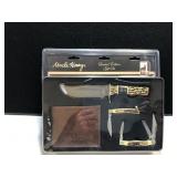 Schrade Uncle Henry Knife Set with Billfold