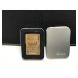 Zippo Brass Lighter Barrett Smythe  Slot Machine
