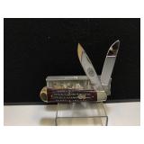 Utica Lg Trapper Brown Bone Handle