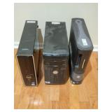 3 Dell Computer Towers