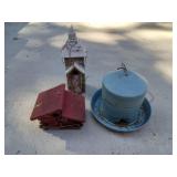Bird Houses and Bird Feeder