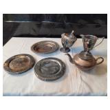 Antique Silver Plated Dishes