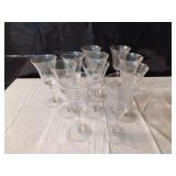 Etched Wine Glasses