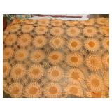 Sunflower  crochet throw