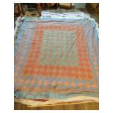 Patchwork Quilt Top - Mini Squares