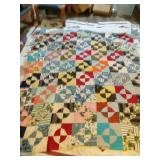 Patchwork Quilt Top - Circles