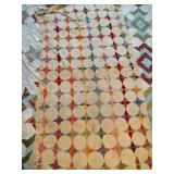 Patchwork Quilt Top - Mini Circles