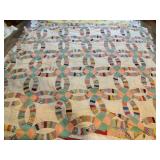 Patchwork Quilt Top - Wedding Ring