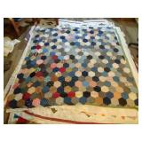 Patchwork Quilt Top - Mini Octagons
