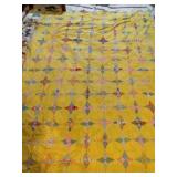 Patchwork Quilt Top - Yellow