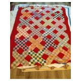 Patchwork Quilt Top - Squares