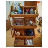 Organization Shelf with Contents