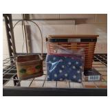 Longaberger Basket and Small Basket