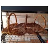 Flower Bouquet Baskets Set of 3