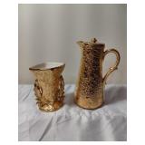 22 Carat Vase and Pitcher