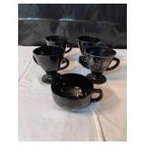 Hazel Atlas Black Depression Glass