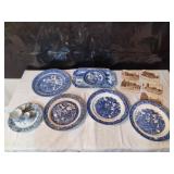 Blue Dishware w Coasters