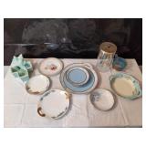 Assortment of Blue Dishware