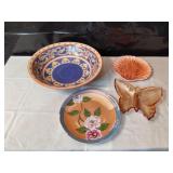 Assortment of Orange Dishware