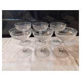 Set of 6 Fostoria Glasses