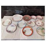 Assortment of Floral Dishware