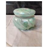 Fenton Glass Dish with Lid