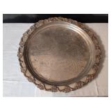 20" Silver Plated Serving Platter