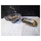 Silver Plated Bowl & Fruit Bowl
