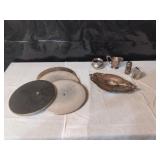 Silver Plated Dishware and Hot Mats