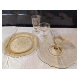 Yellow Depression Glass