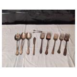 Assortment of Vintage Silverware