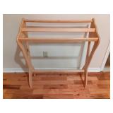 Wooden Quilt Rack
