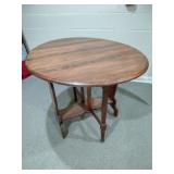Wooden Oval Folding Table