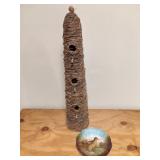 Bird House and Plate