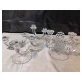 Glass Candle Holders