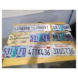 Assortment of License Plates