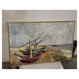 Vincent Van Gogh Boat Print