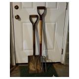 Potato Fork and Flat Shovel