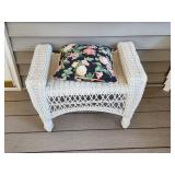 Resin Wicker Ottoman
