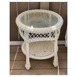 Resin Wicker Side Table