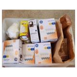 Box Full Brand New Light Bulbs