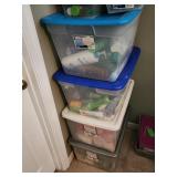 4 Large Totes 3 Small Totes Of Health & Beauty