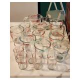 Large Lot of Glass Measuring Cups