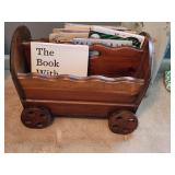 Covered Wagon Magazine Rack