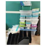 Large Lot of Storage Containers