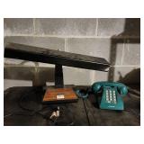 Vintage Phone and Desk Lamp