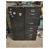 2 Large File Cabinets