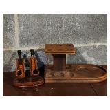 Vintage Pipes and Pipe Holder